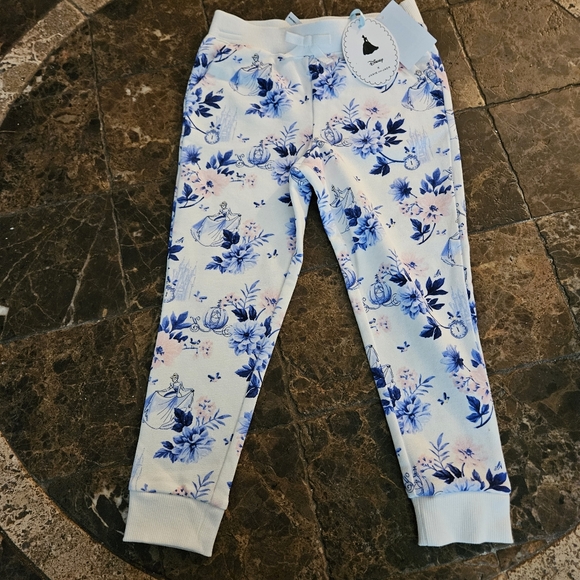 Janie and Jack X Disney Kids' Collab Cinderella' French Terry Graphic Joggers 5 - Picture 2 of 5
